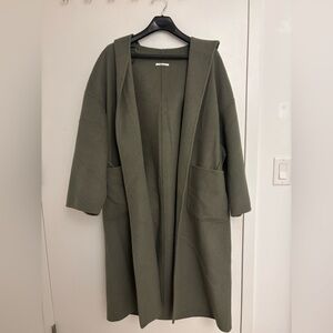 Mango Olive Hooded Women's Cape